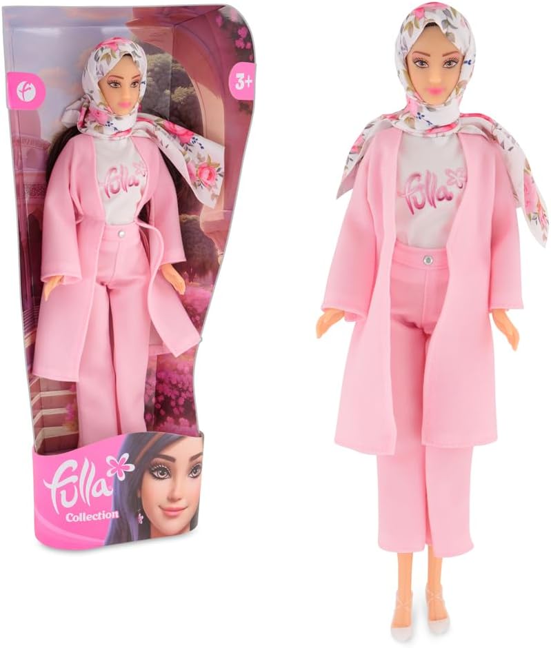 Fulla Trendy Outfit Doll Includes Detailed Modern Clothes for Styling Fun, Great for Role Play & Dress-Up Fashion Games Ideal for Kids Who Love Dolls and Outfit Changes